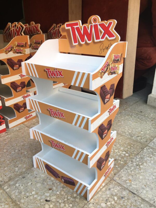 TWIX Chocolate Display – 4 Stairs