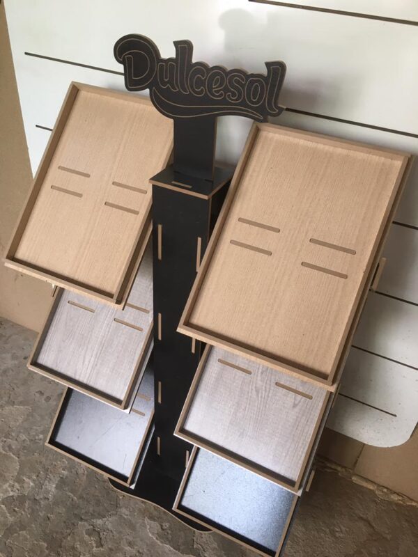 Dulcesol Madeleine Display – 6 Boxes (8mm MDF)