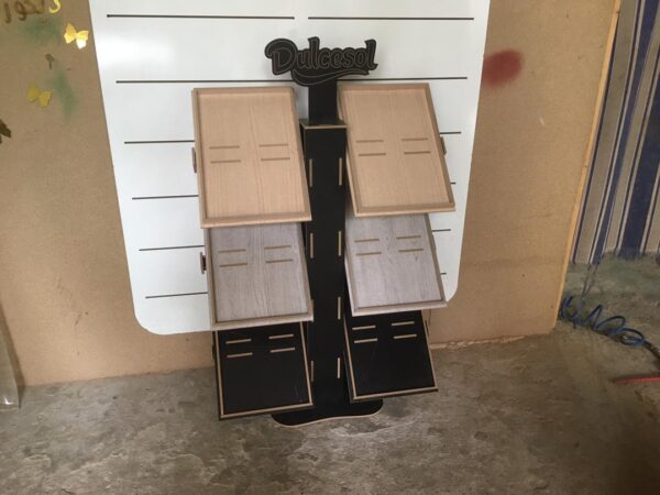 Dulcesol Madeleine Display – 6 Boxes (8mm MDF)
