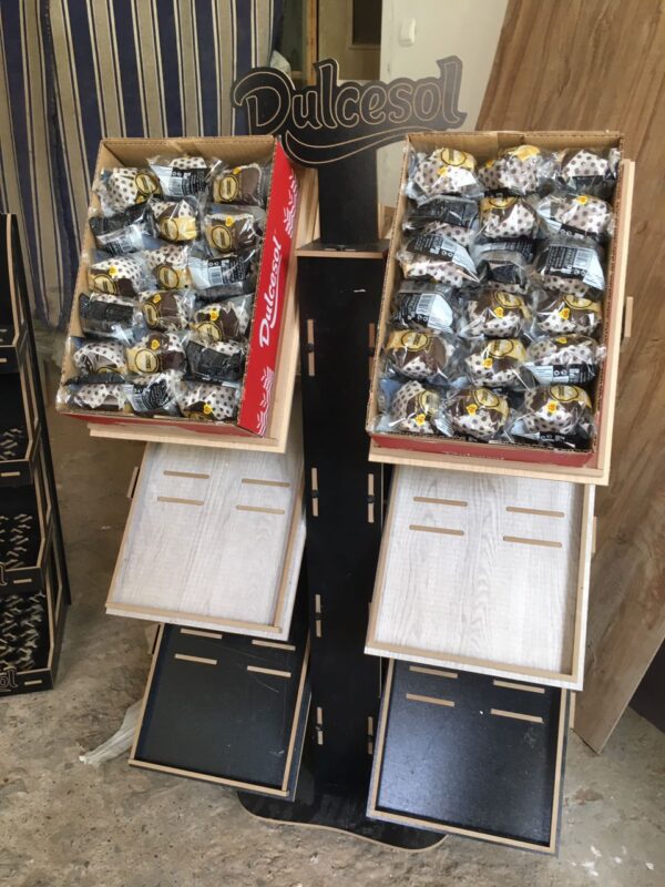 Dulcesol Madeleine Display – 6 Boxes (8mm MDF)